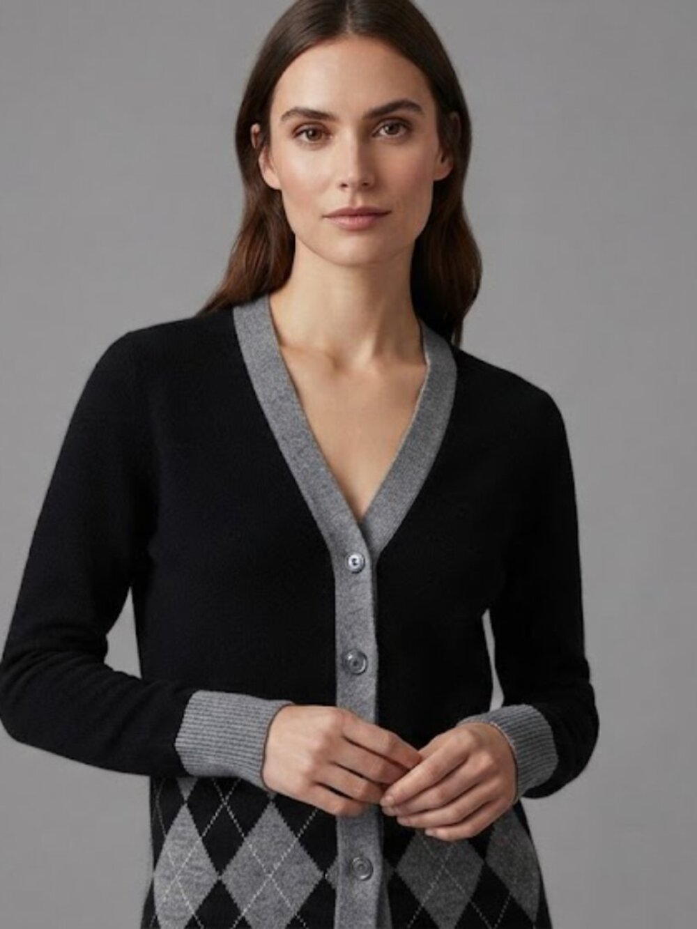 Jaeger London Lambswool Vtg Cardigan